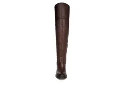 Franco Sarto Womens Haleen Wide Calf Over The Knee Boot - Brown -Madden Girl Shop US 01 300475 02