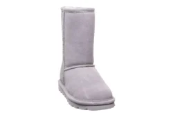 Bearpaw Womens Elle Short Fur Boot - Grey 11 Bearpaw Womens Elle Short Fur Boot - Grey -Madden Girl Shop US 01 300728 02