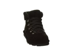 Bearpaw Womens Marta Lace-up Fur Boot - Black -Madden Girl Shop US 01 300782 02