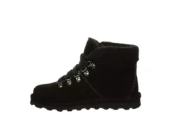 Bearpaw Womens Marta Lace-up Fur Boot - Black -Madden Girl Shop US 01 300782 03