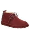 Bearpaw Womens Skye Lace-up Fur Boot - Dark Red -Madden Girl Shop US 01 300814 00