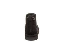 Bearpaw Womens Drew Short Fur Boot - Black -Madden Girl Shop US 01 301867 03