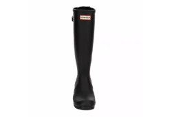 Hunter Boots Llc Womens Original Back Adj Gloss Rain Boot - Black -Madden Girl Shop US 01 302431 02