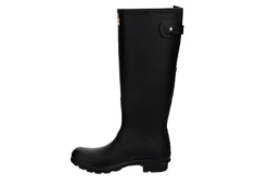 Hunter Boots Llc Womens Original Back Adj Gloss Rain Boot - Black -Madden Girl Shop US 01 302431 03