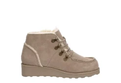 Bearpaw Womens Malinda Lace-up Boot - Stone -Madden Girl Shop US 01 302679 01