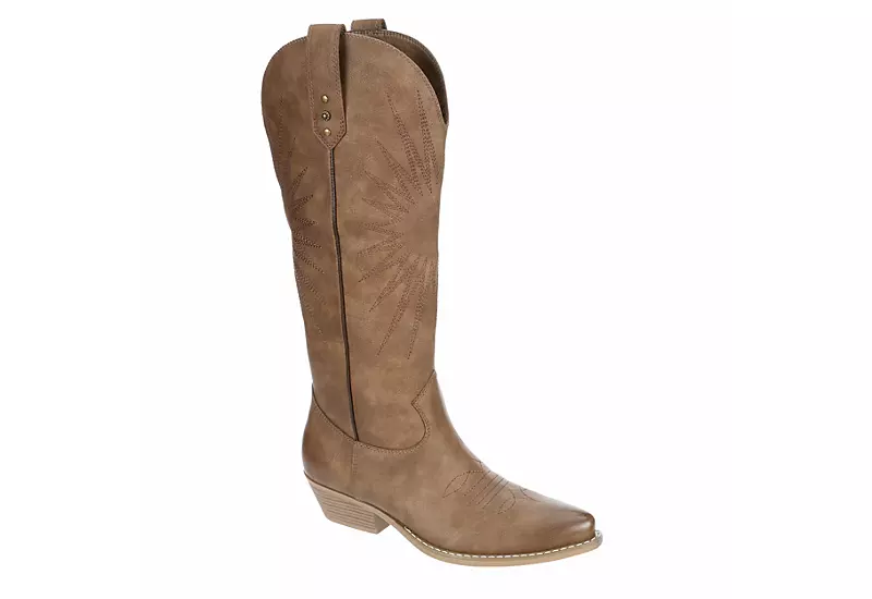 Michael By Michael Shannon Womens Taylor Western Boot - Taupe 3 Michael By Michael Shannon Womens Taylor Western Boot - Taupe