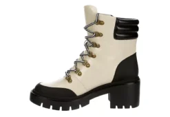 Michael By Michael Shannon Womens Natacha Lace-up Boot - Ivory -Madden Girl Shop US 01 302785 03