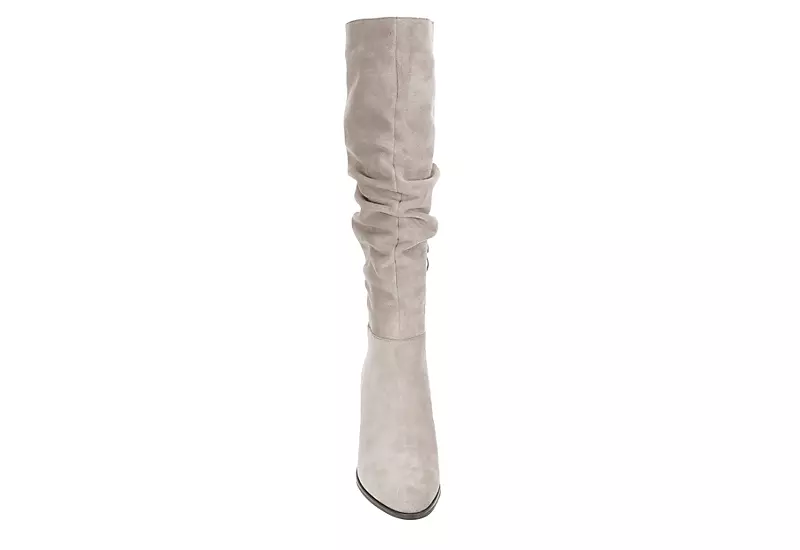Michael By Michael Shannon Womens Millie Wide Calf Tall Boot - Grey 5 Michael By Michael Shannon Womens Millie Wide Calf Tall Boot - Grey - Image 3