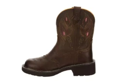 Justin Womens Gemma Western Boot - Dark Brown -Madden Girl Shop US 01 302861 03