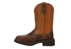 Justin Womens Starlina Western Boot - Brown -Madden Girl Shop US 01 302863 03