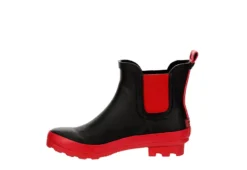 London Fog Womens Wembly Rain Boot - Black -Madden Girl Shop US 01 302871 03