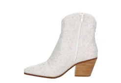 Betsey Johnson Womens Diva Western Boot - White -Madden Girl Shop US 01 302881 03