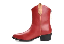 Journee Collection Womens Novva Western Ankle Boot - Red -Madden Girl Shop US 01 303313 03