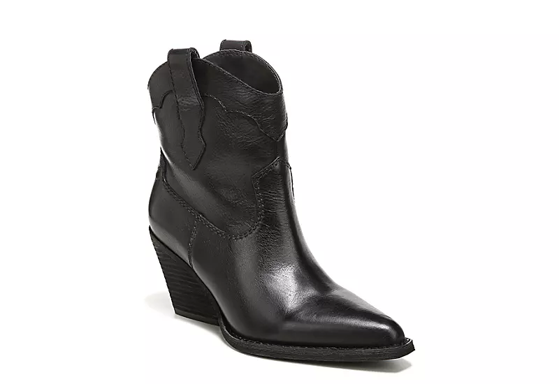 Zodiac Womens Roslyn Western Boot - Black 3 Zodiac Womens Roslyn Western Boot - Black