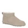 Bearpaw Womens Shorty Fur Boot - Taupe -Madden Girl Shop US 01 303528 00