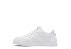 Reebok Womens Court Advance Bold Sneaker - White -Madden Girl Shop US 01 401686 02