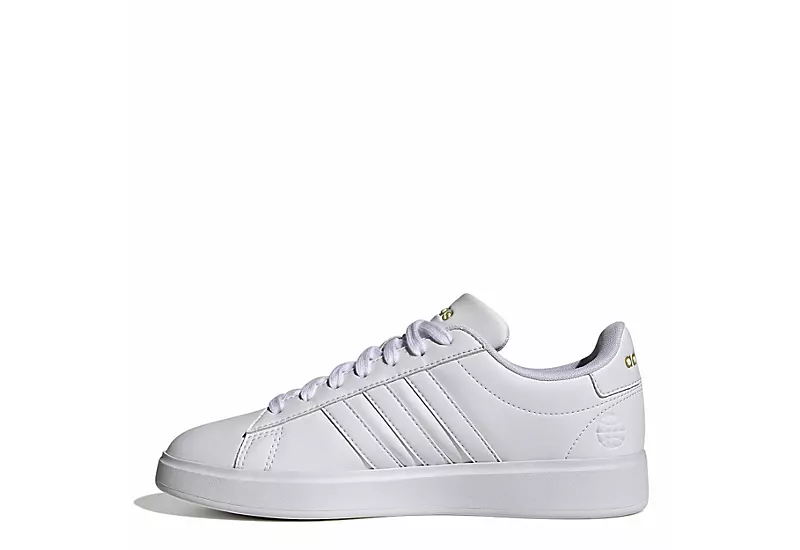 Adidas Womens Grand Court 2.0 Sneaker - White 5 Adidas Womens Grand Court 2.0 Sneaker - White - Image 3